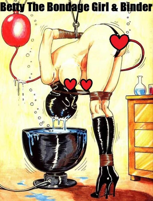 Betty The Bondage Girl & Binder (Erotic comic)
