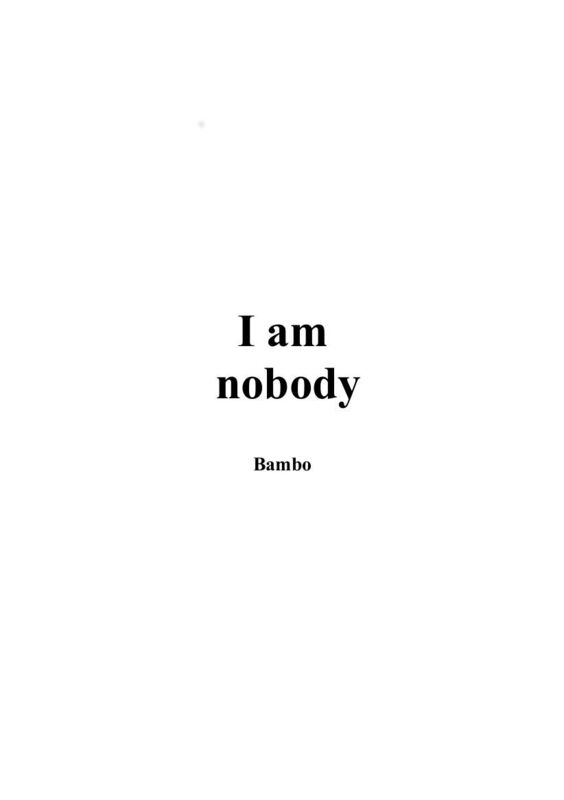 I'm nobody!
