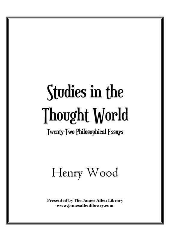 Studies in the Thought World