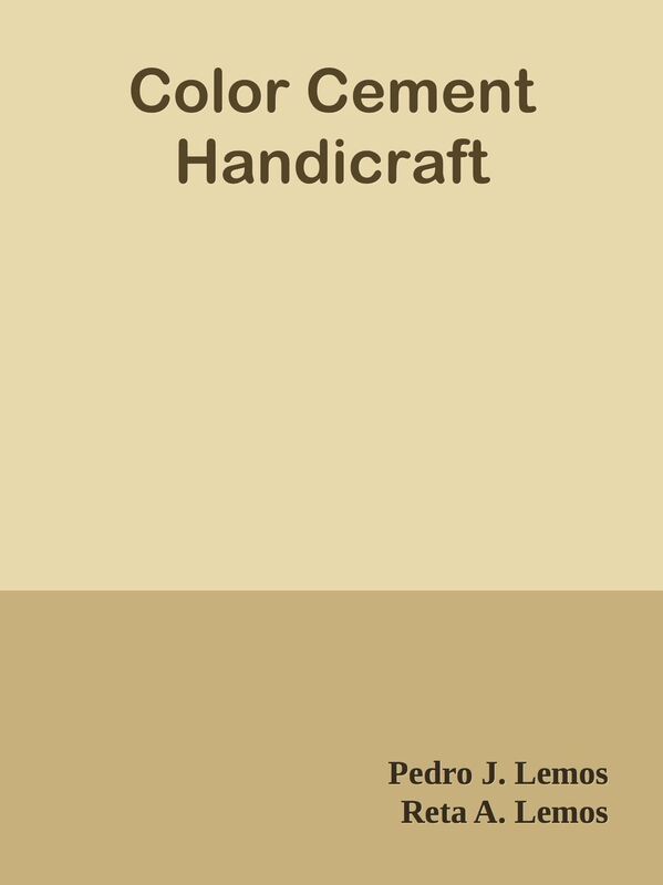 Color Cement Handicraft