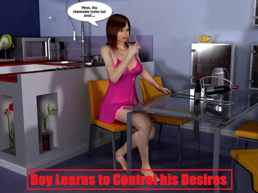 Boy Learns to Control his Desires (Erotic Comic)