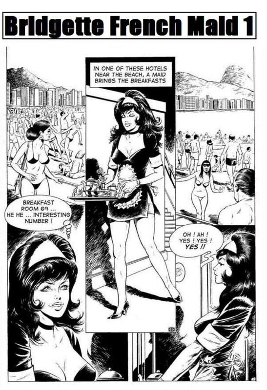 Bridgette French Maid 01 (Erotic Comic)