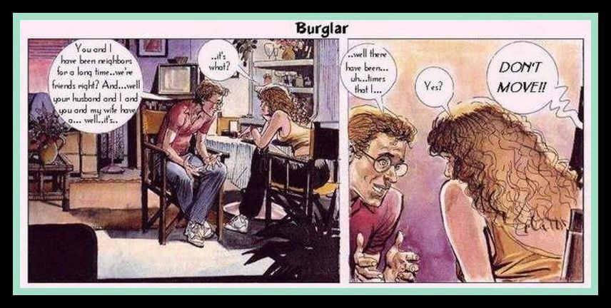 Burglar (Erotic Comic)