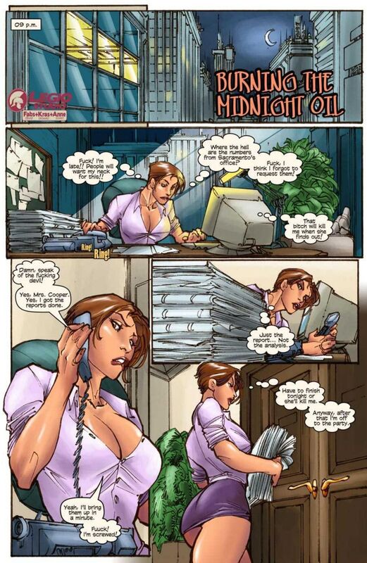 Burning the Midnight Oil (Erotic Comic)