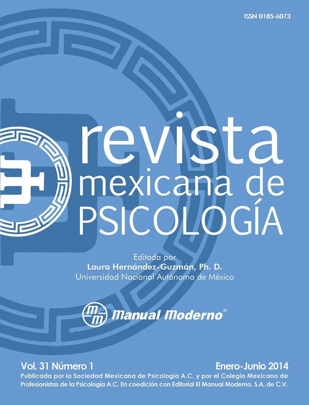 Revista Mexicana de Psicologia. Vol. 31 Num. 1