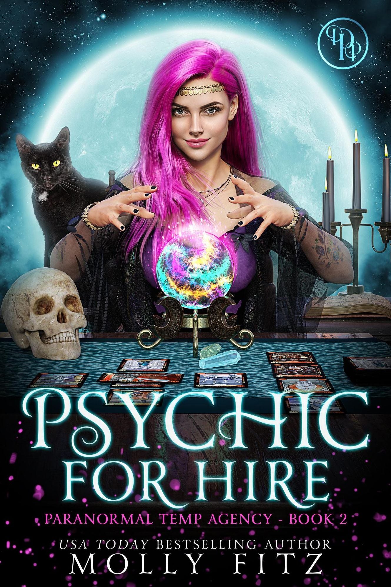 Psychic for Hire:A Laugh-Out-Loud Cozy Mystery in which the Cat is Boss (Paranormal Temp Agency, #2)