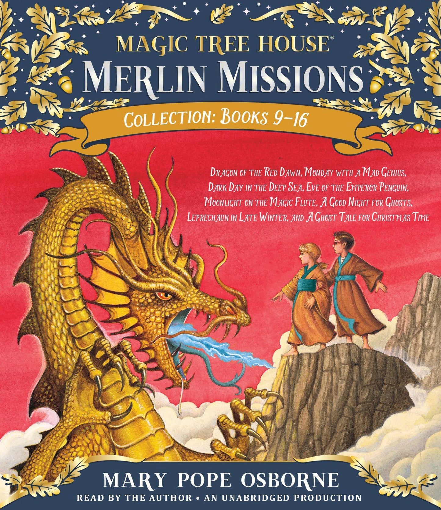 Merlin Missions Collection: Books 9-16 : Dragon of the Red Dawn; Monday with a Mad Genius; Dark Day in the Deep Sea; Eve of the Emperor Penguin; and more