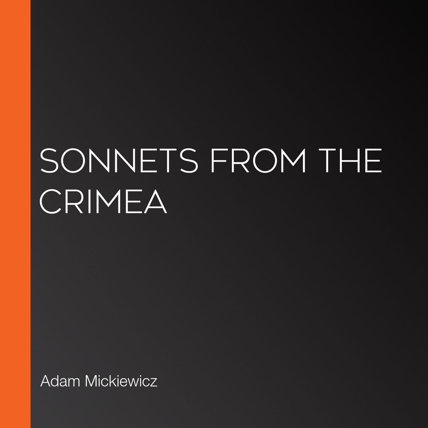 Sonnets from the Crimea