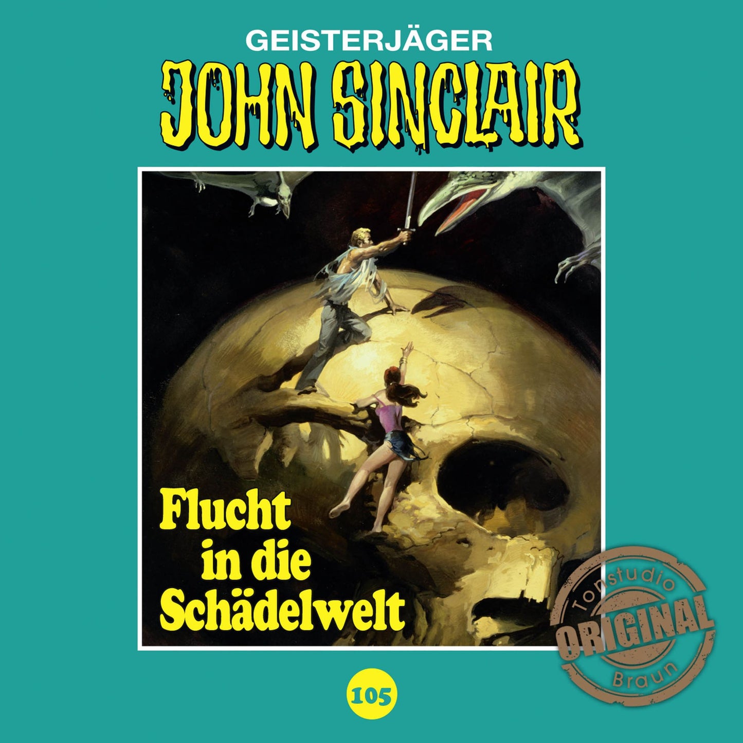 John Sinclair, Tonstudio Braun, Folge 105: Flucht in die SchÃ¤delwelt