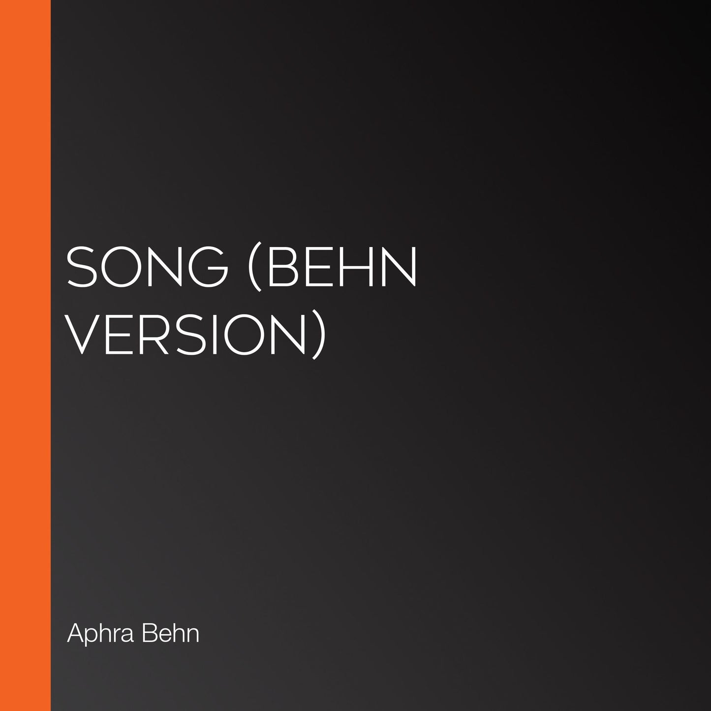 Song (Behn version)