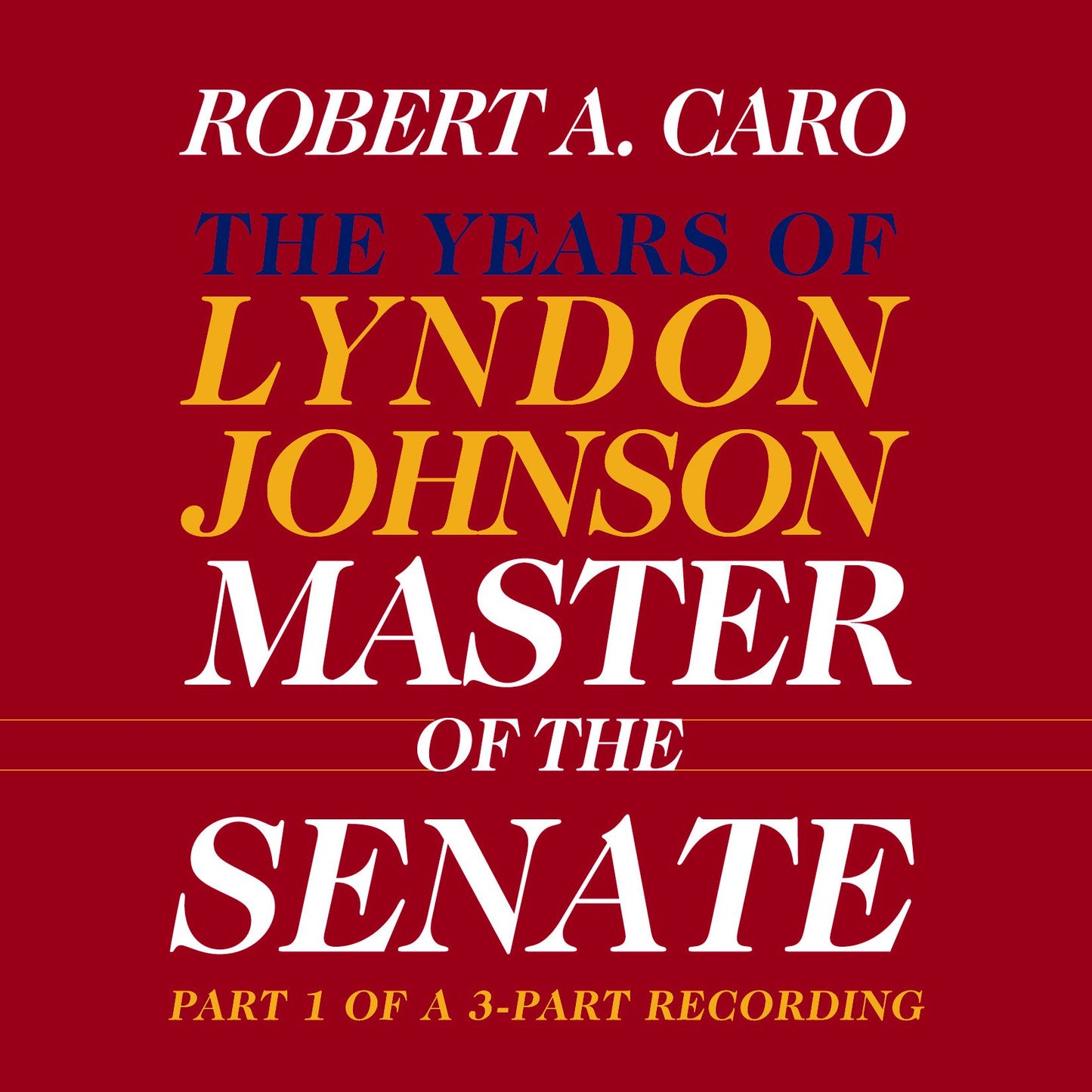 Master of the Senate, Part 3.1: The Years of Lyndon Johnson, Book 3.1