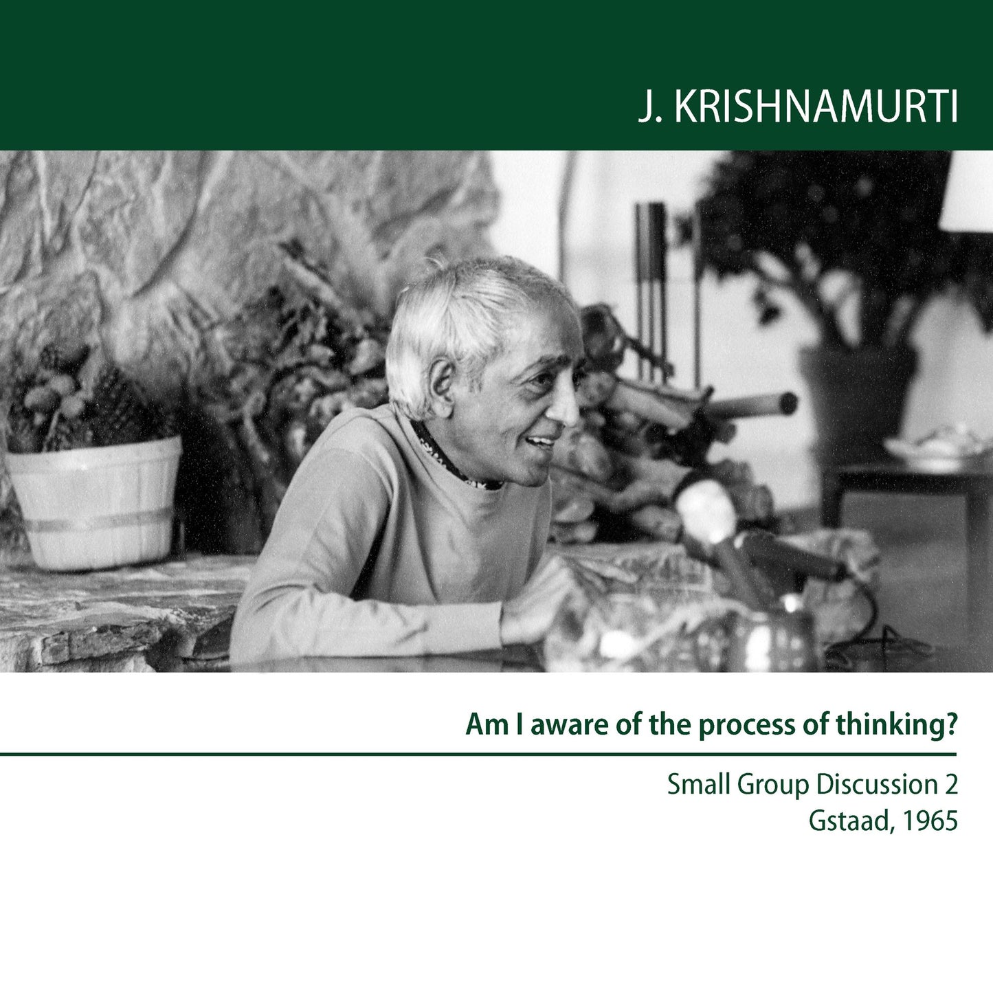 Am I Aware of the Process of Thinking?: Gstaad 1965 - Small Group Discussion 2
