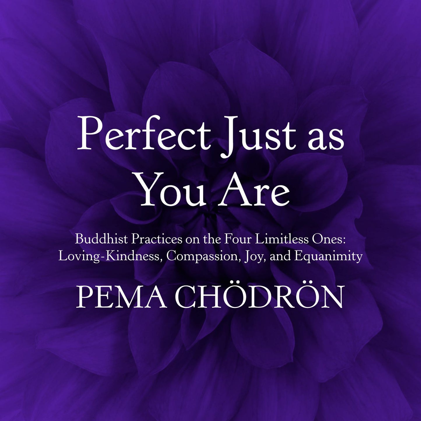 Perfect Just as You Are: Buddhist Practices on the Four Limitless Ones: Loving-Kindness, Compassion, Joy, and Equanimity