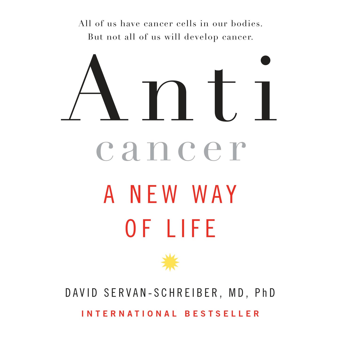 Anticancer: A New Way of Life