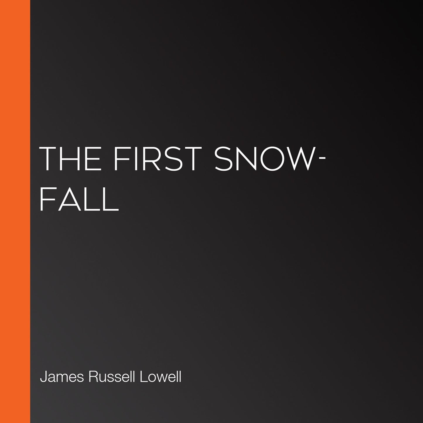 The First Snow-Fall