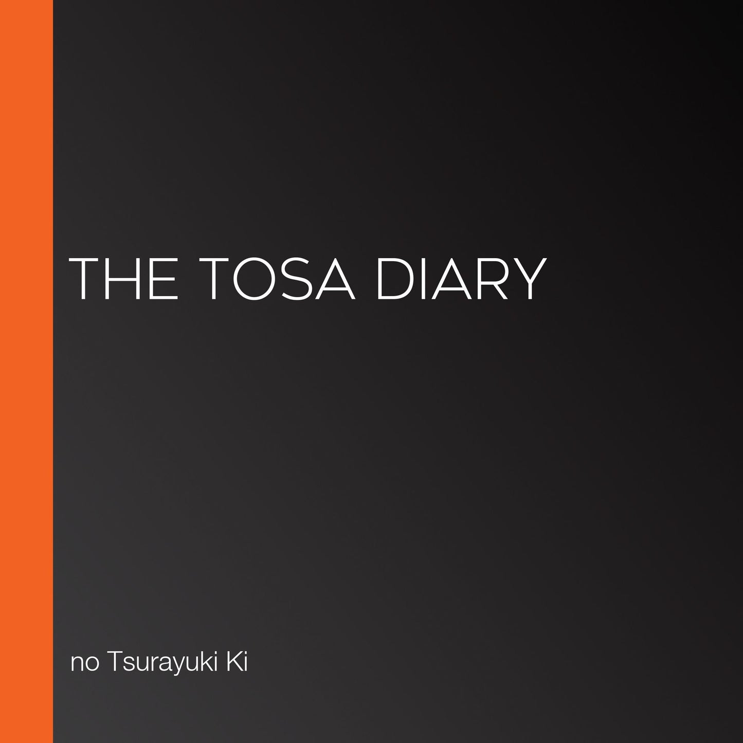 The Tosa Diary
