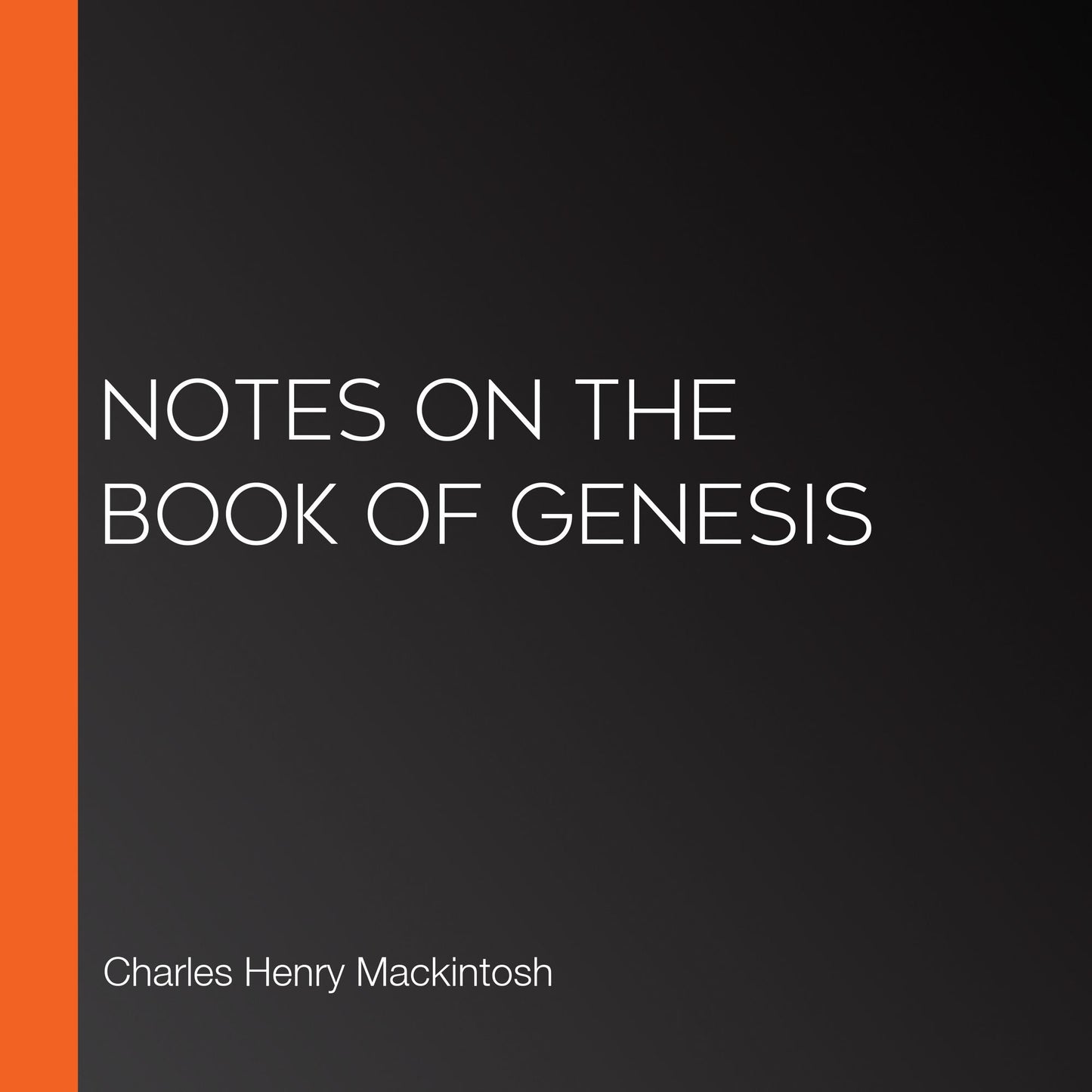Notes on the Book of Genesis