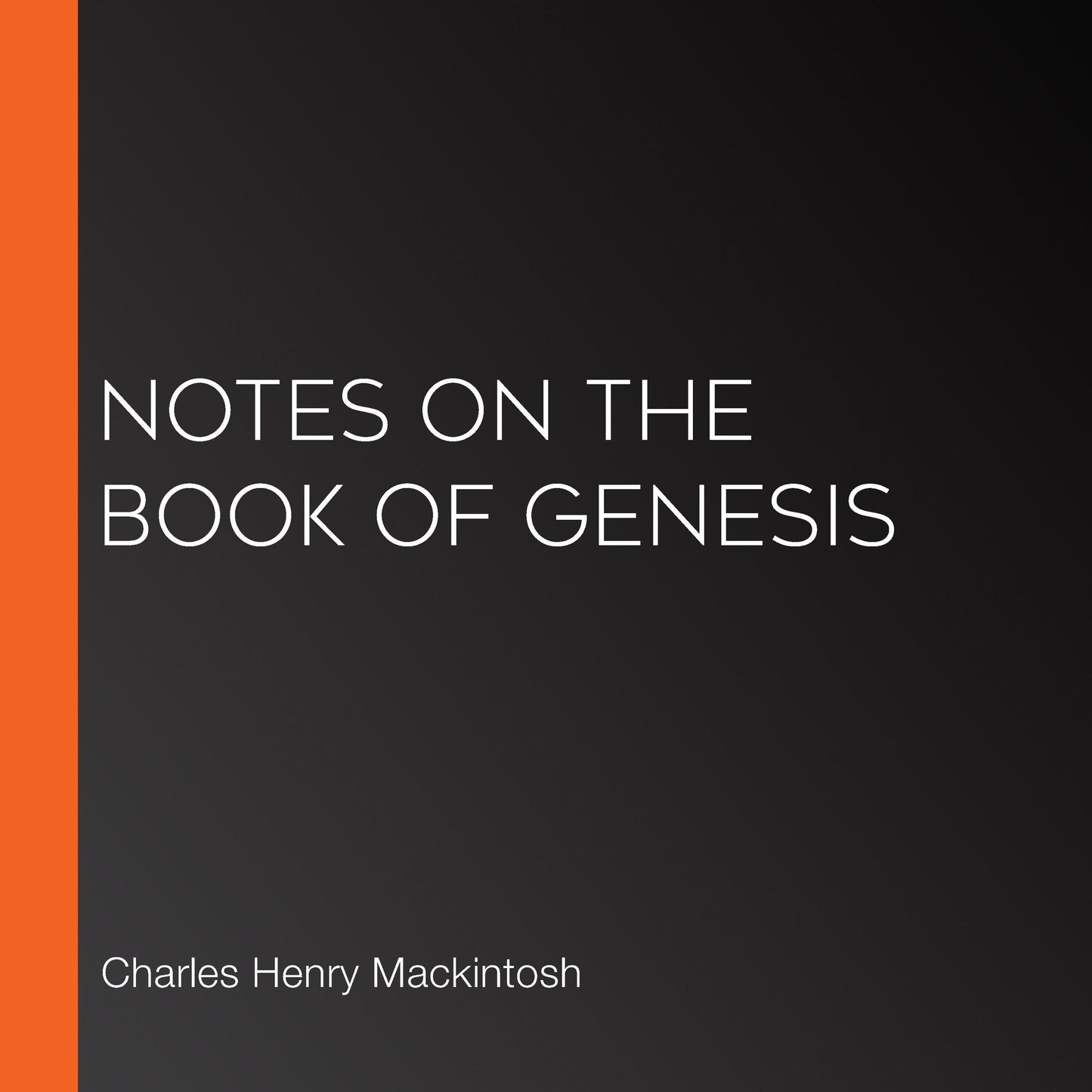 Notes on the Book of Genesis