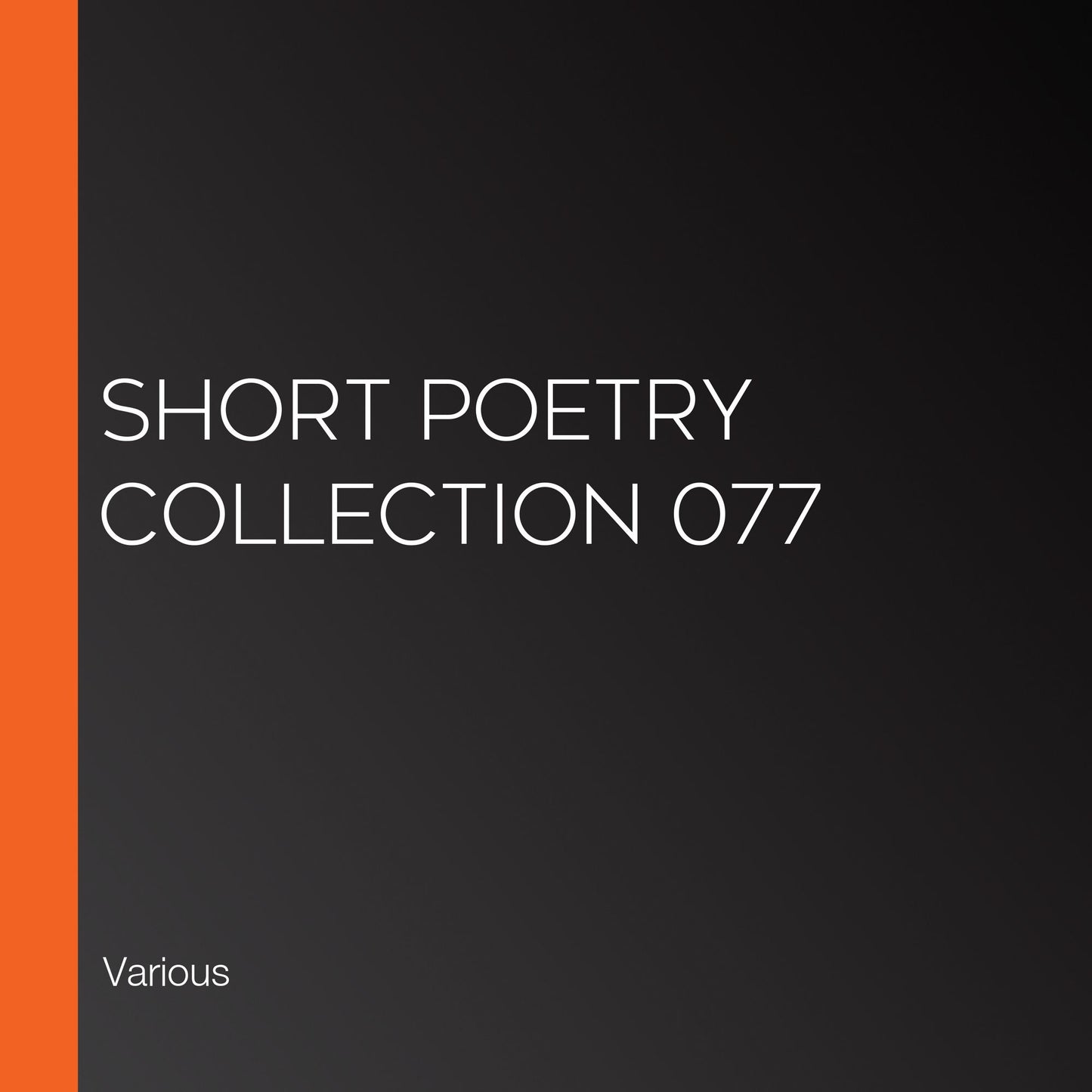 Short Poetry Collection 077