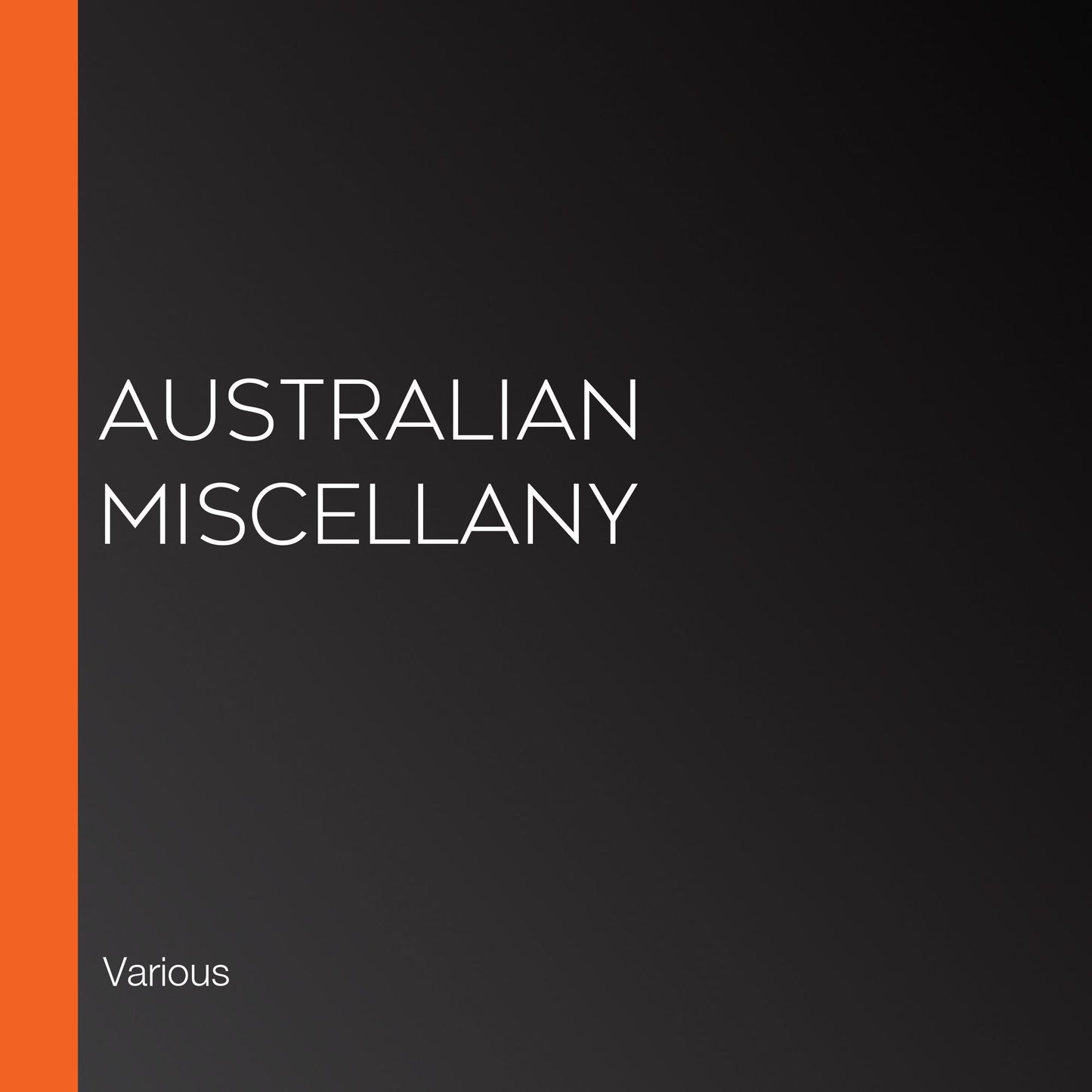 Australian Miscellany