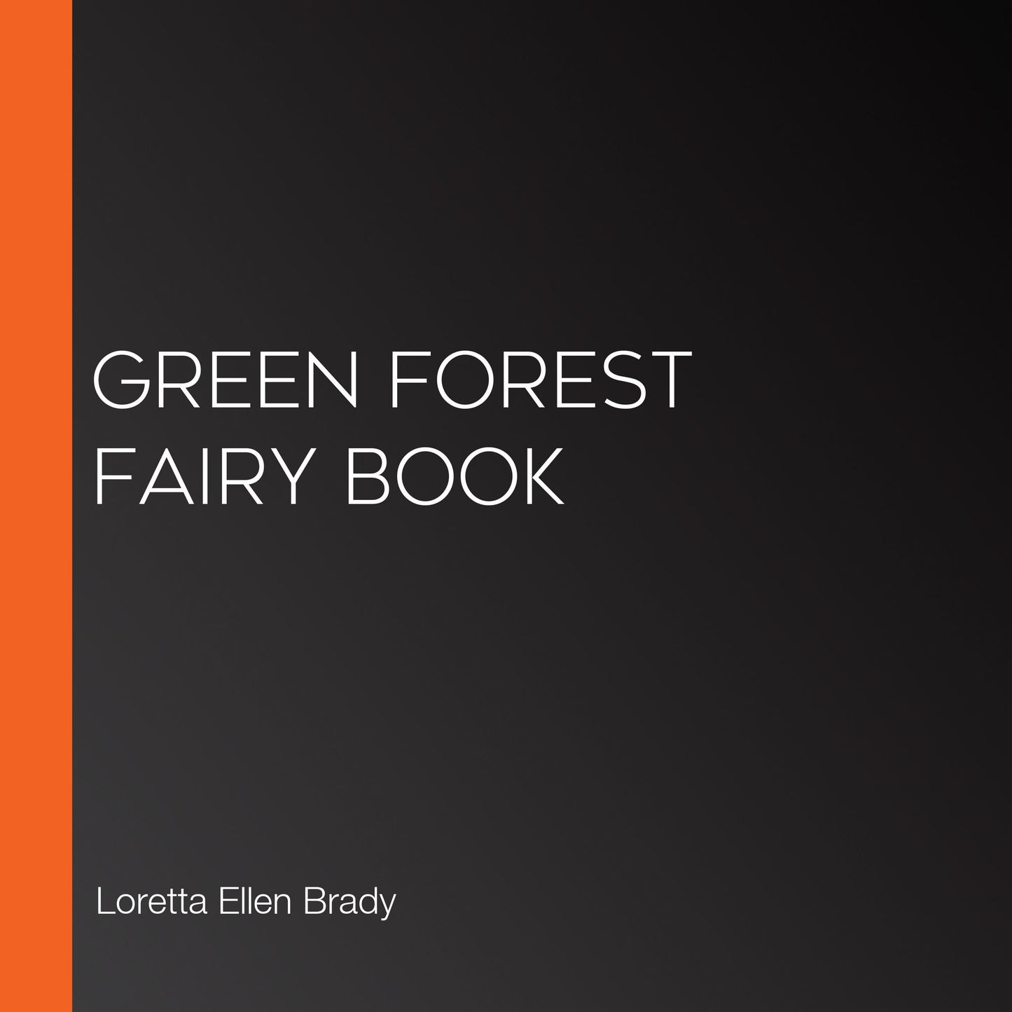 Green Forest Fairy Book