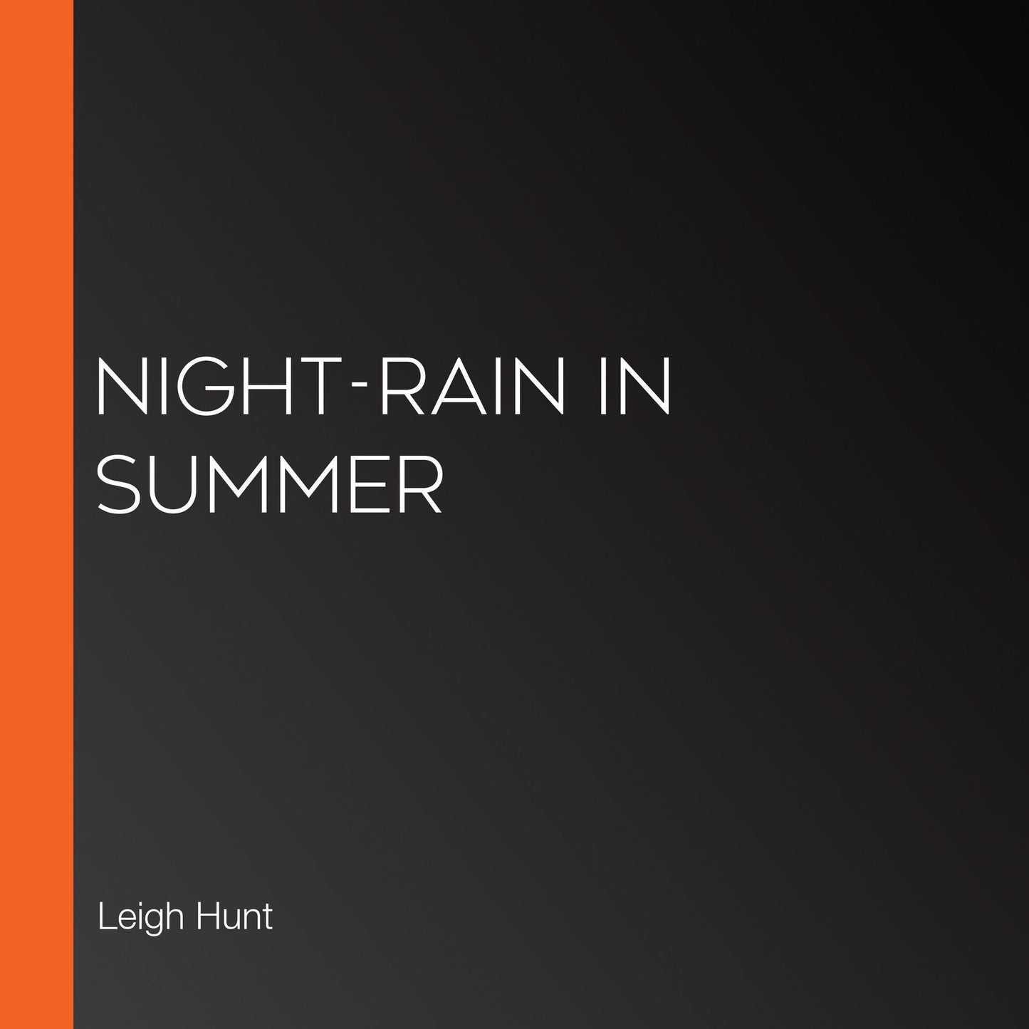 Night-Rain in Summer