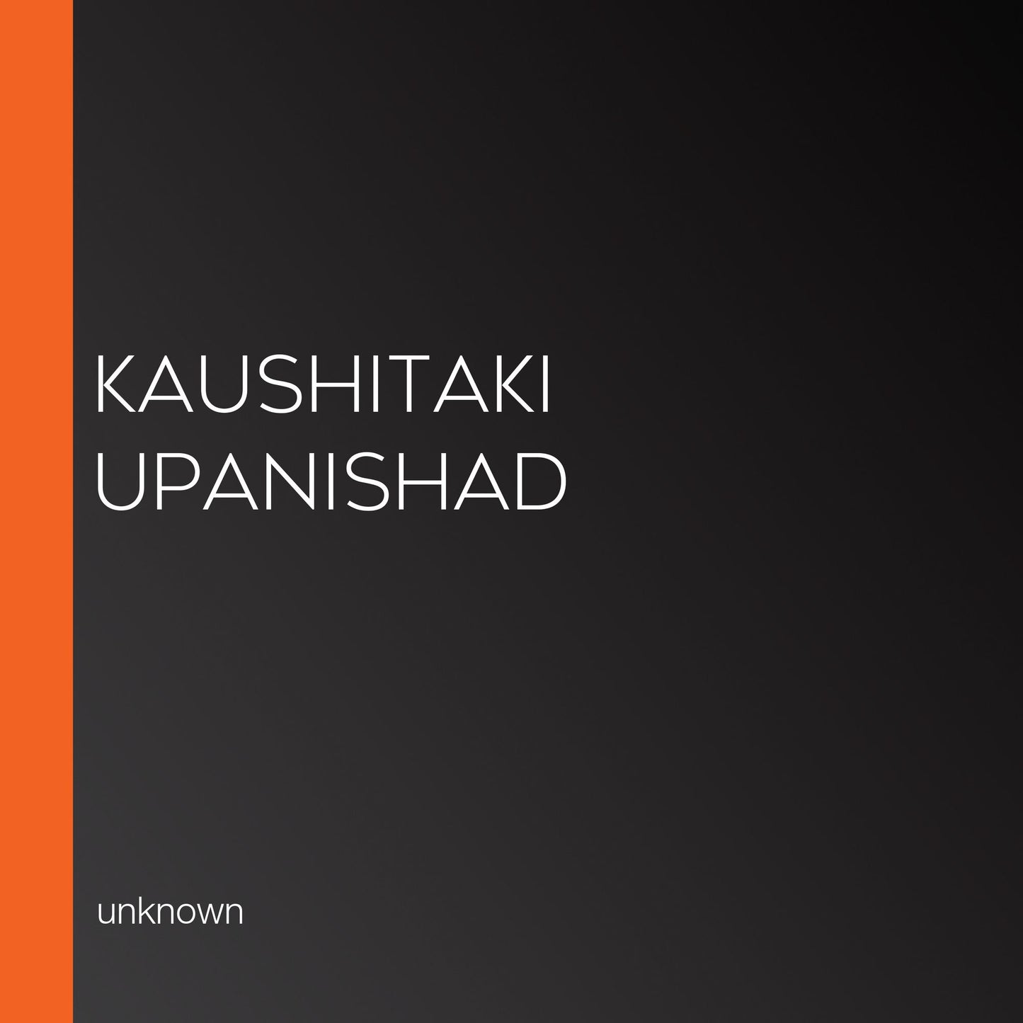Kaushitaki Upanishad