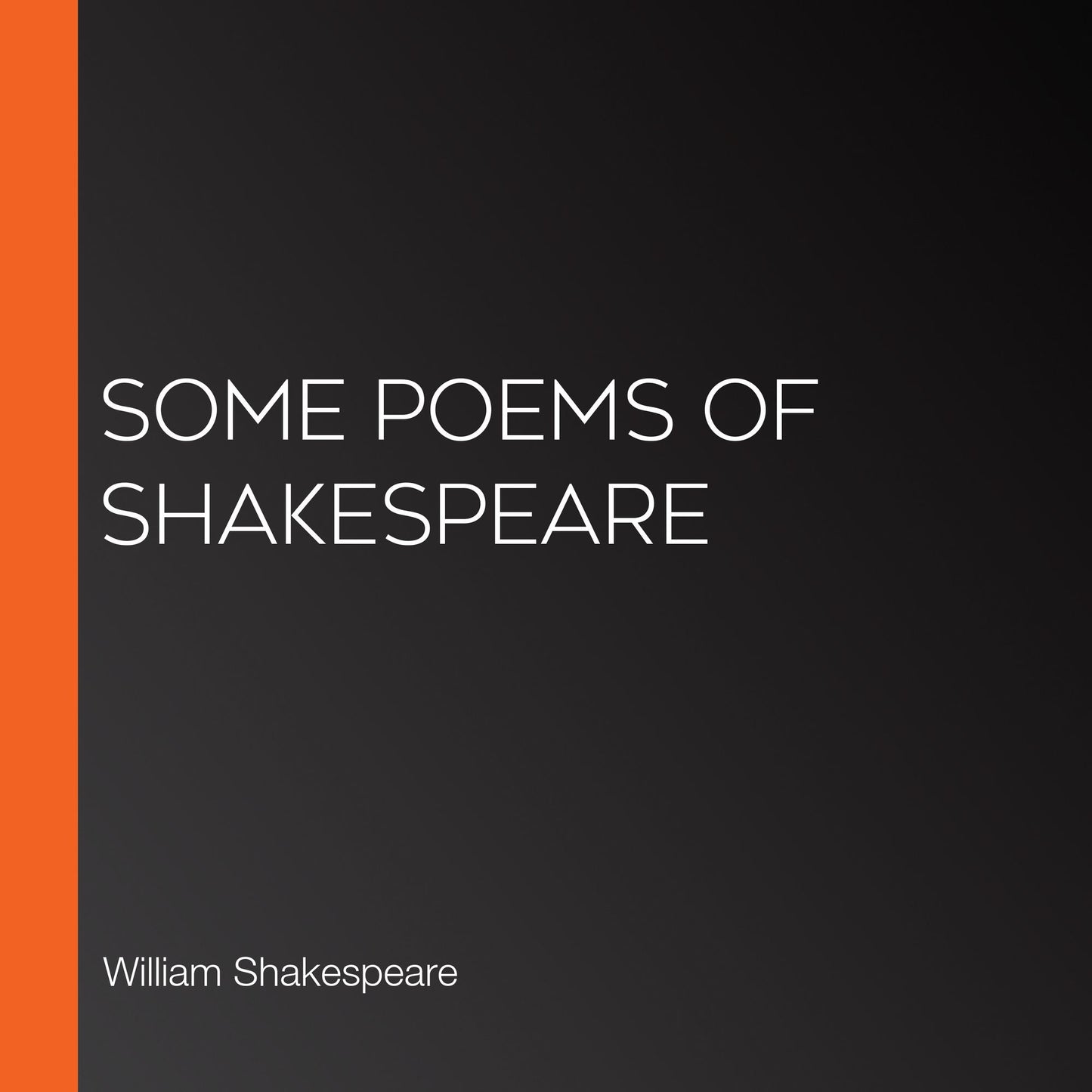 Some Poems of Shakespeare