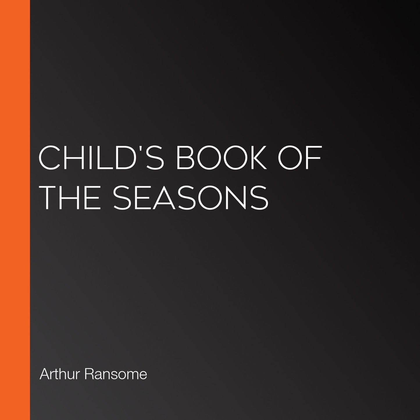 Child's Book Of The Seasons