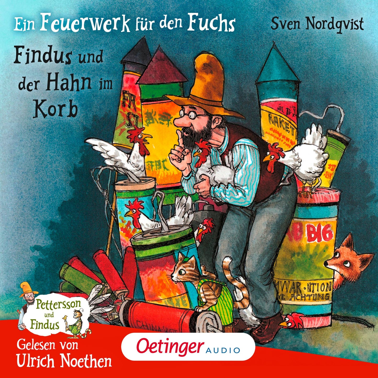 Ein Feuerwerk für den Fuchs/Findus und der Hahn im Korb: Ungekürzte Lesung