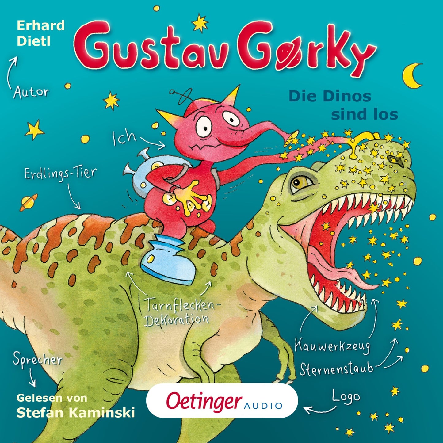 Gustav Gorky - Die Dinos sind los: Gekürzte Lesung (Abridged)