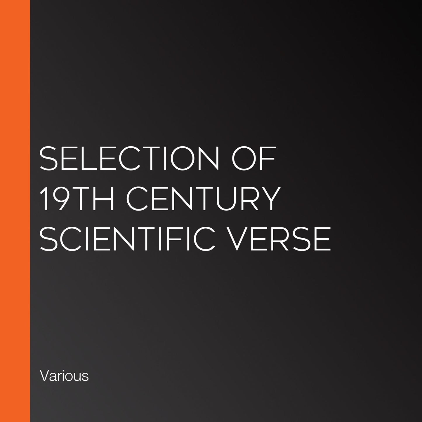 Selection of 19th Century Scientific Verse