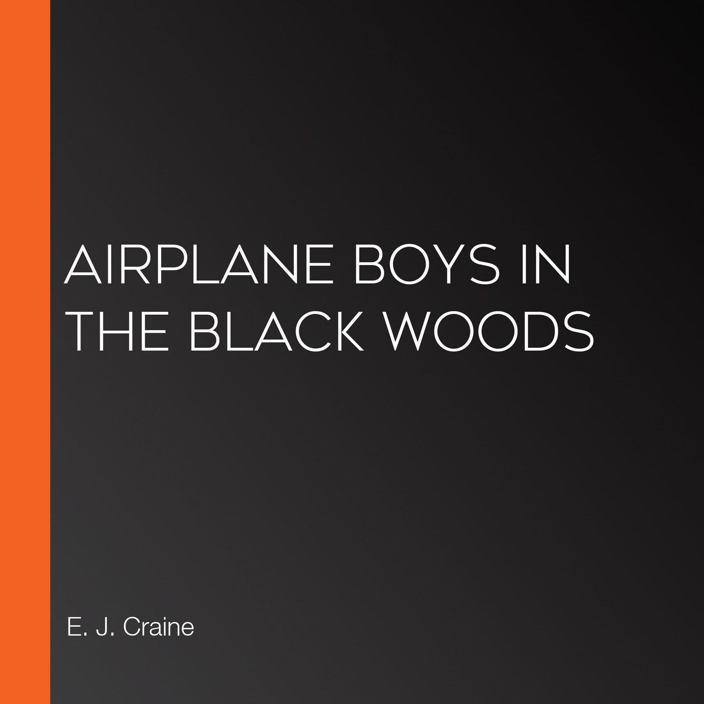 Airplane Boys in the Black Woods