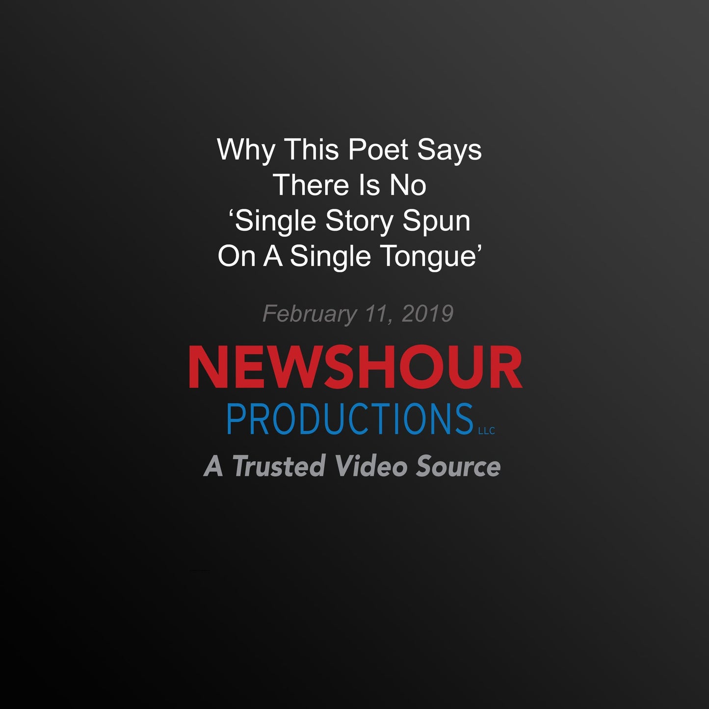 Why This Poet Says There Is No `Single Story Spun On A Single Tongue¿