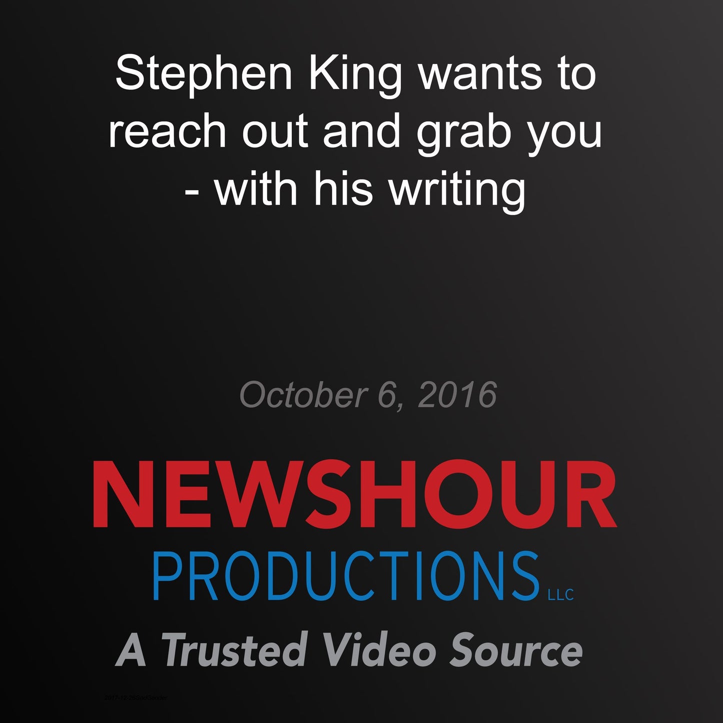 Stephen King Wants to Reach Out and Grab You ¿ with His Writing