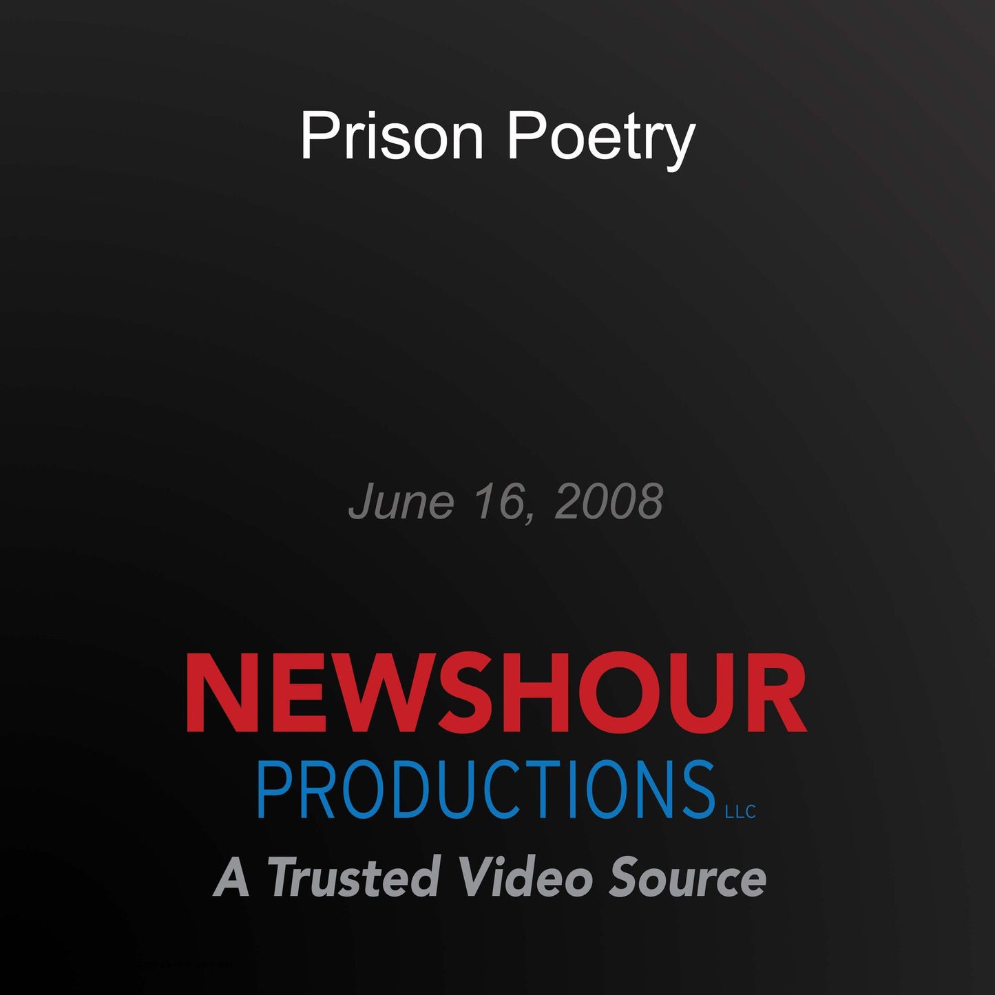 Prison Poetry