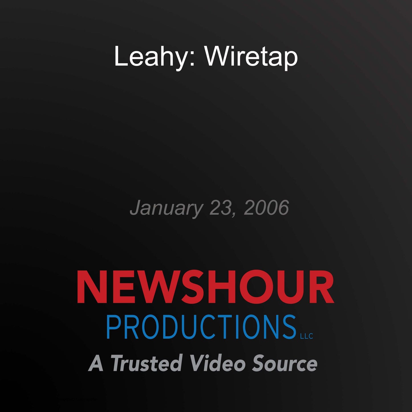 Leahy: Wiretap