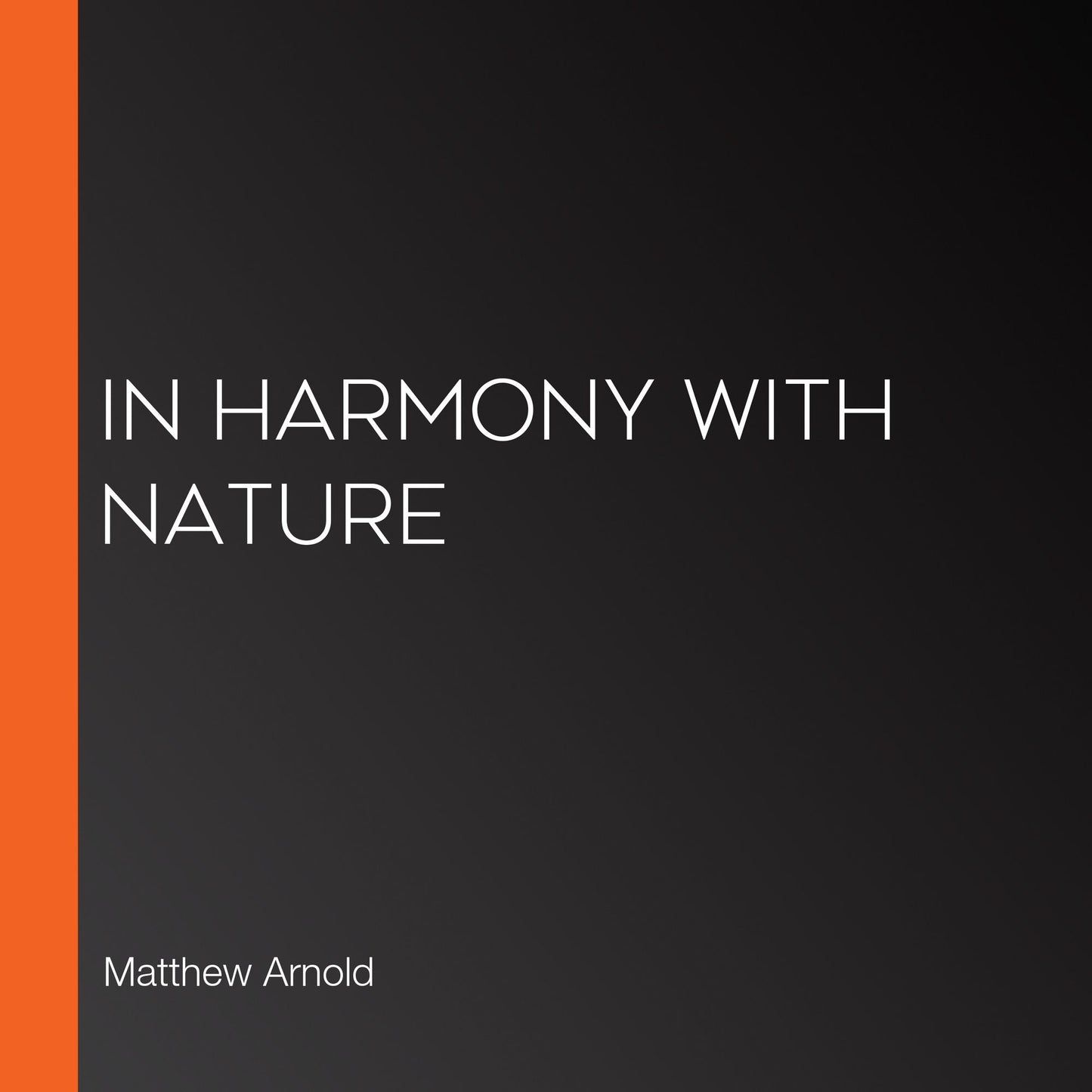 In Harmony with Nature