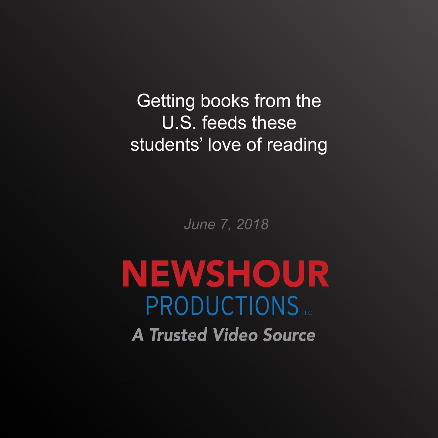 Getting books from the U.S. feeds these students¿ love of reading