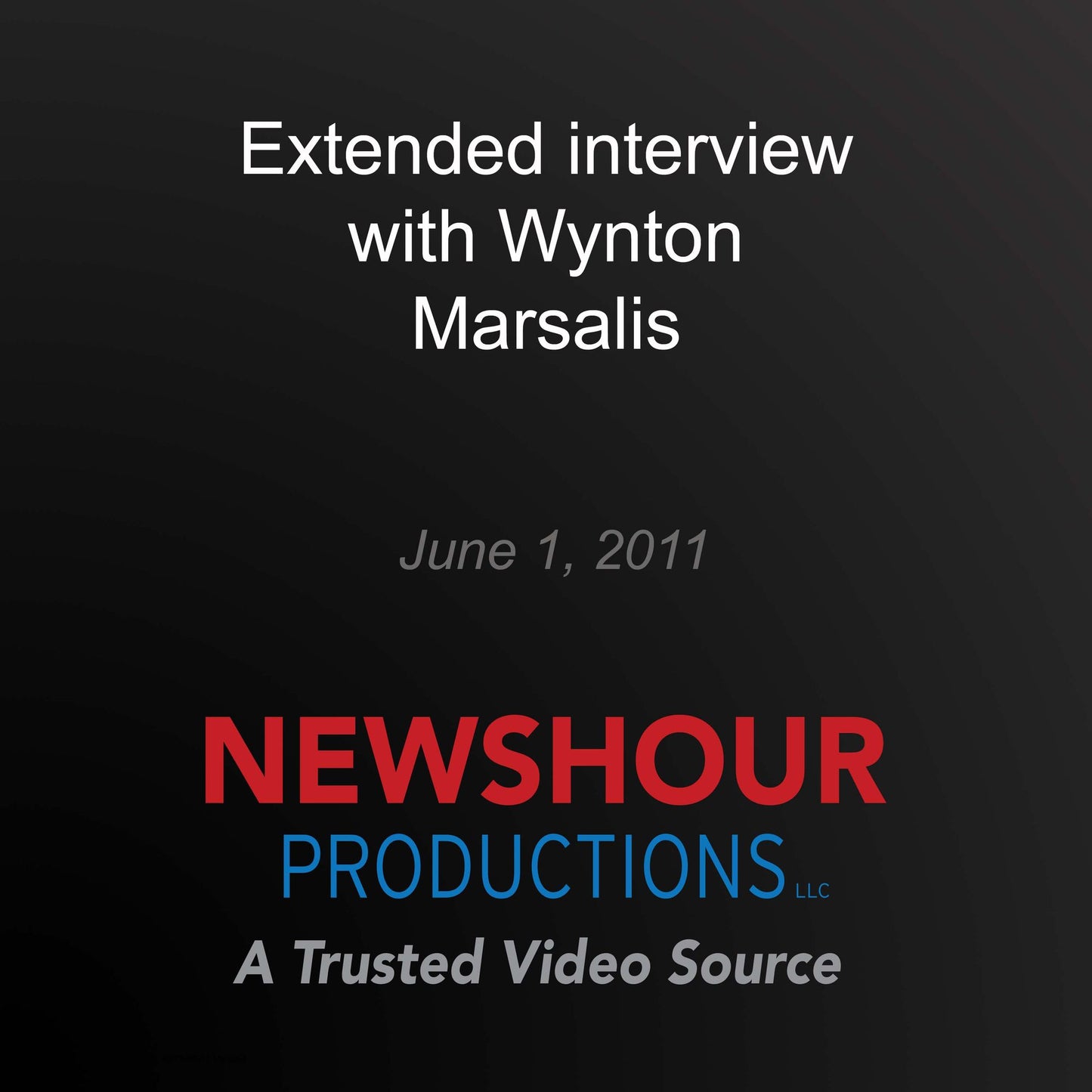 Extended interview with Wynton Marsalis