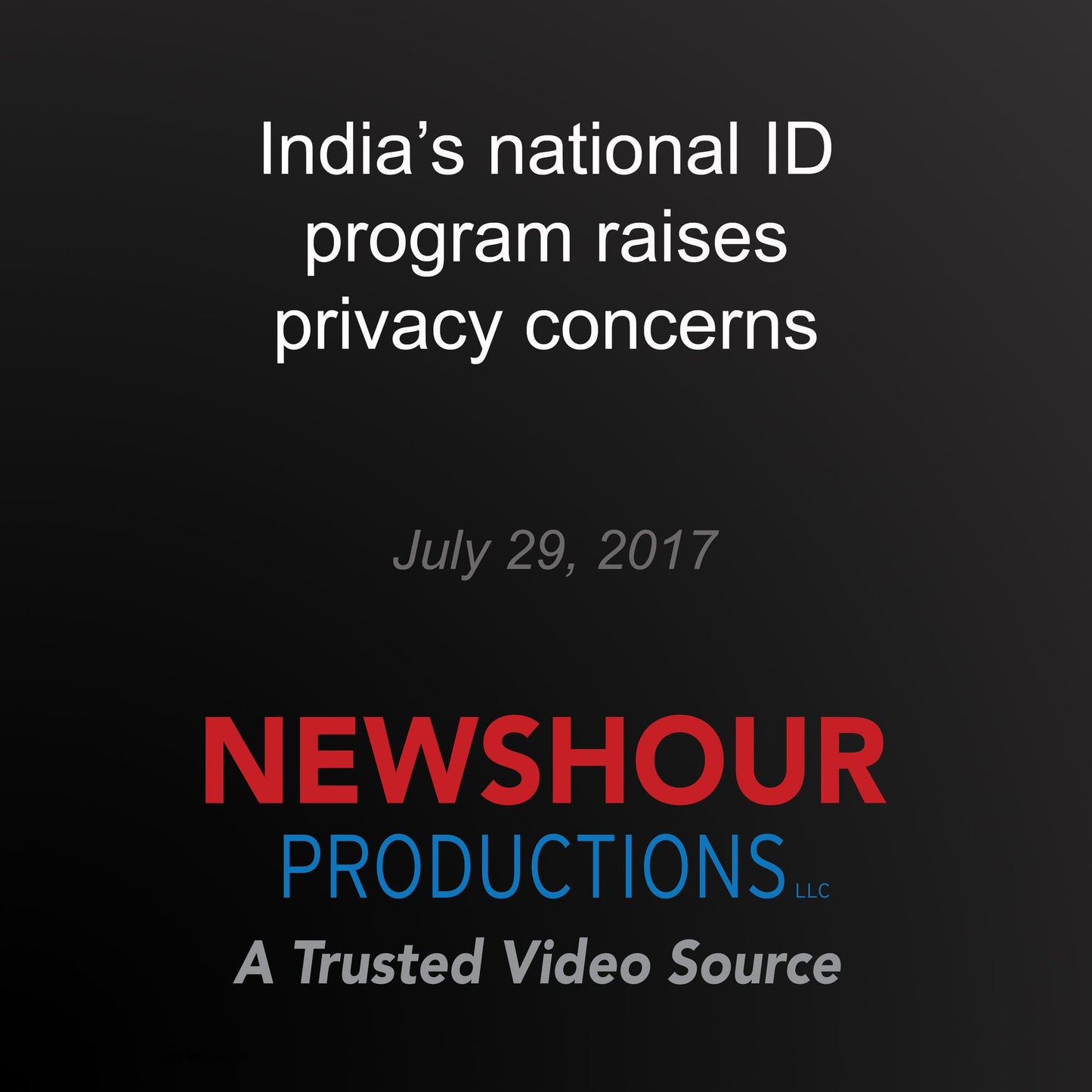 India's national ID program raises privacy concerns