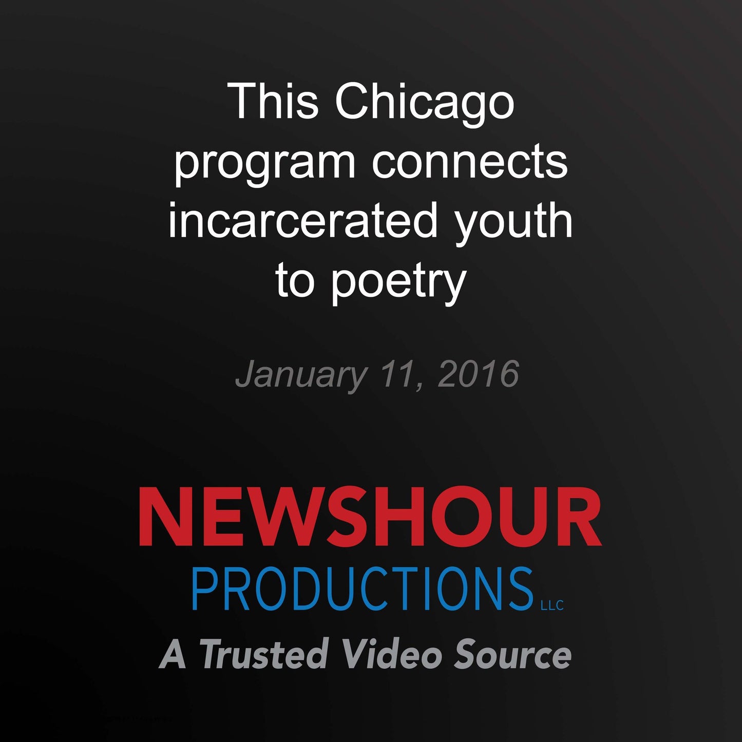 This Chicago program connects incarcerated youth to poetry
