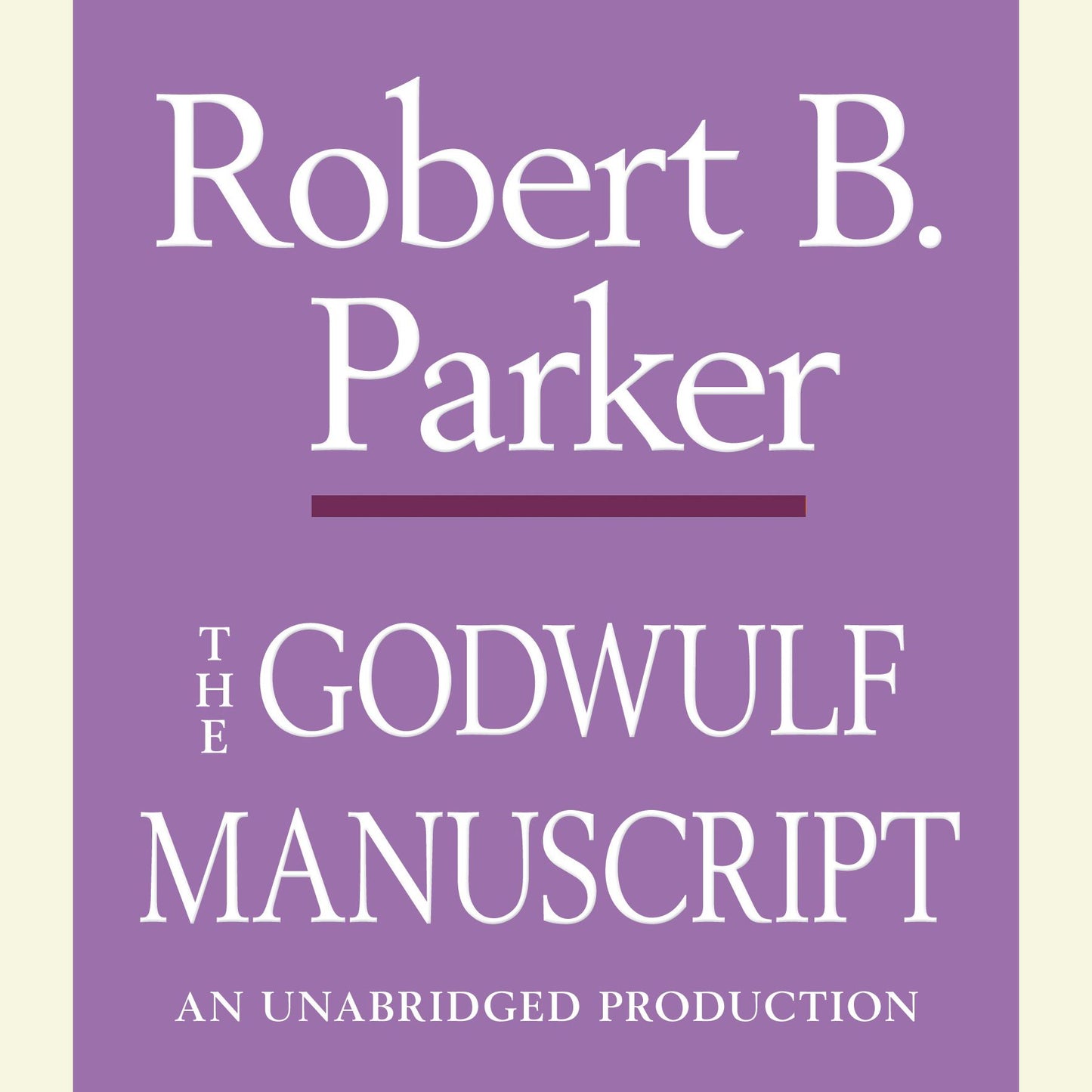 The Godwulf Manuscript: Spenser