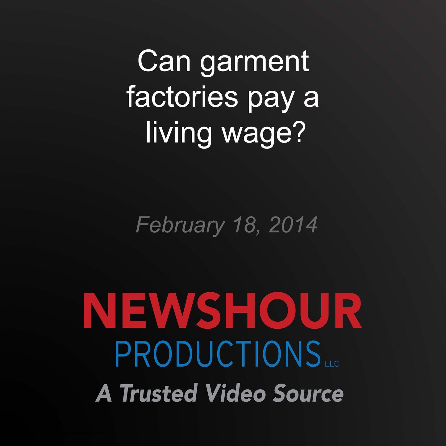 Can garment factories pay a living wage?