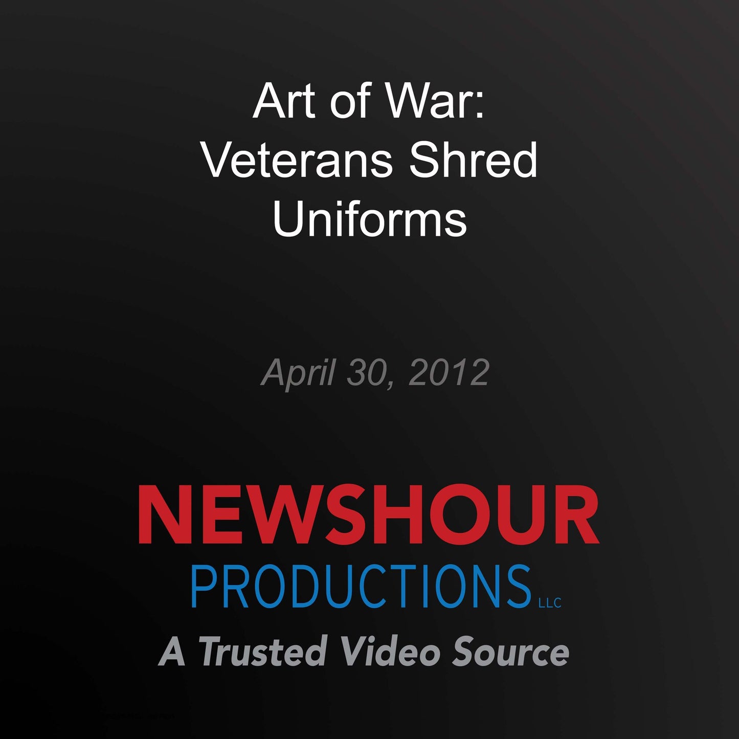Art of War: Veterans Shred Uniforms