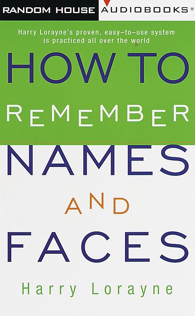 How to Remember Names and Faces