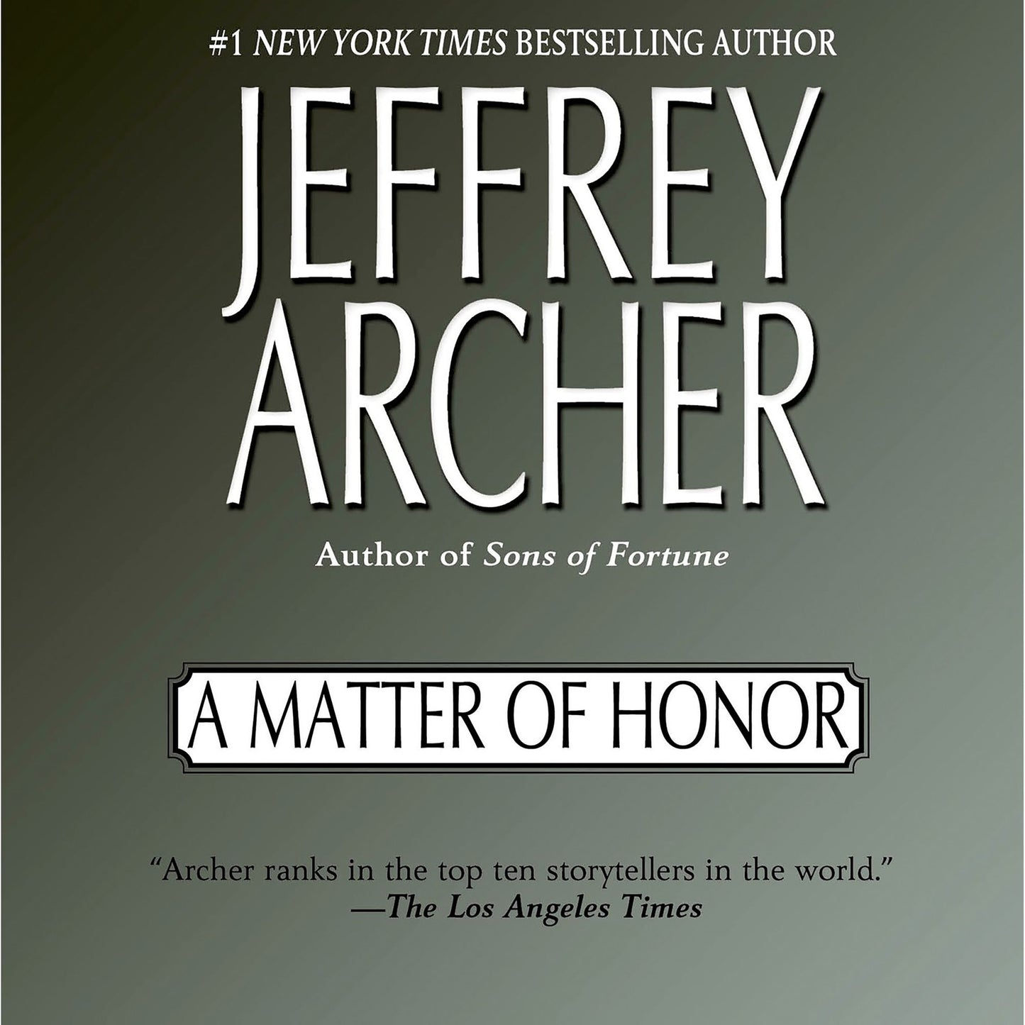 A Matter of Honor