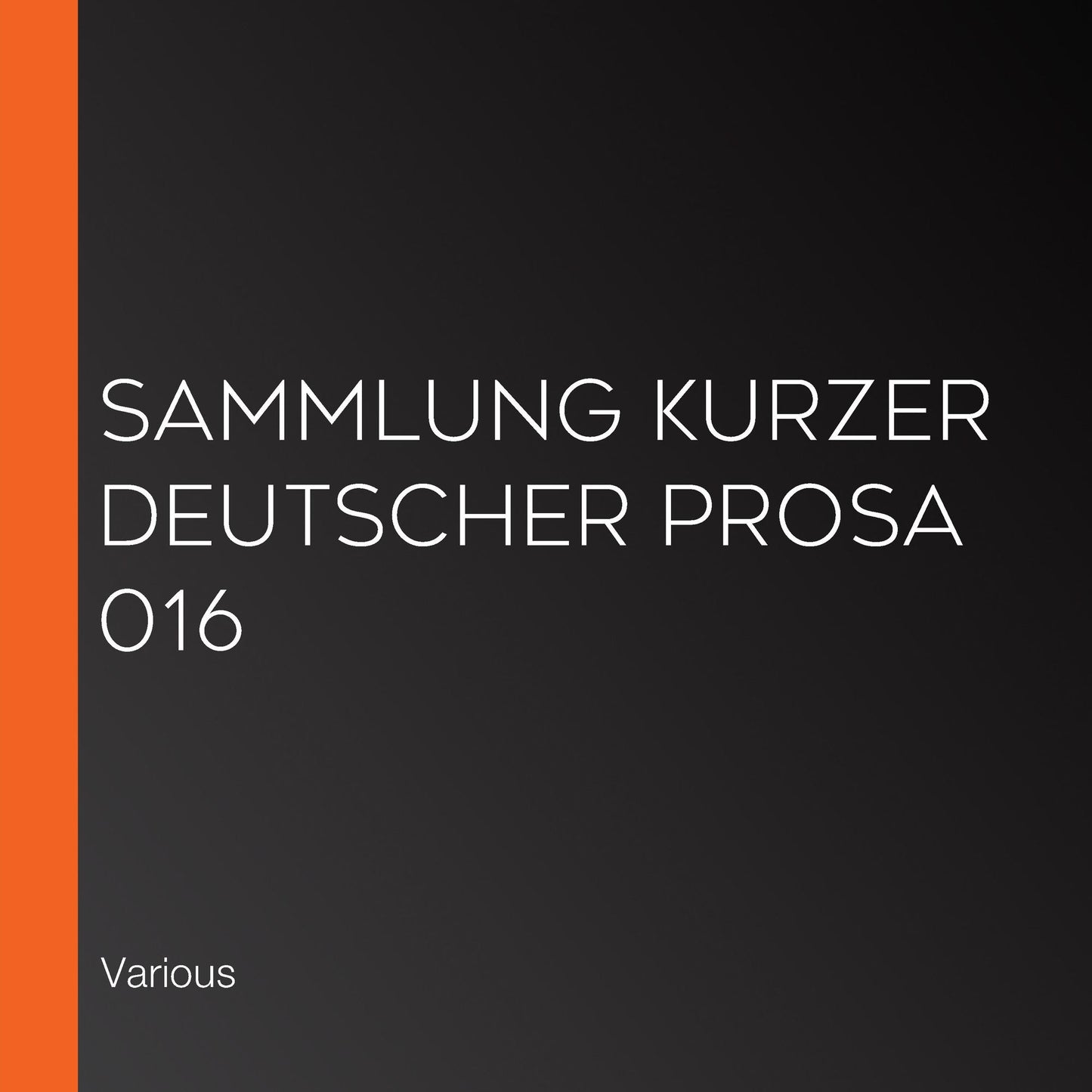 Sammlung kurzer deutscher Prosa 016