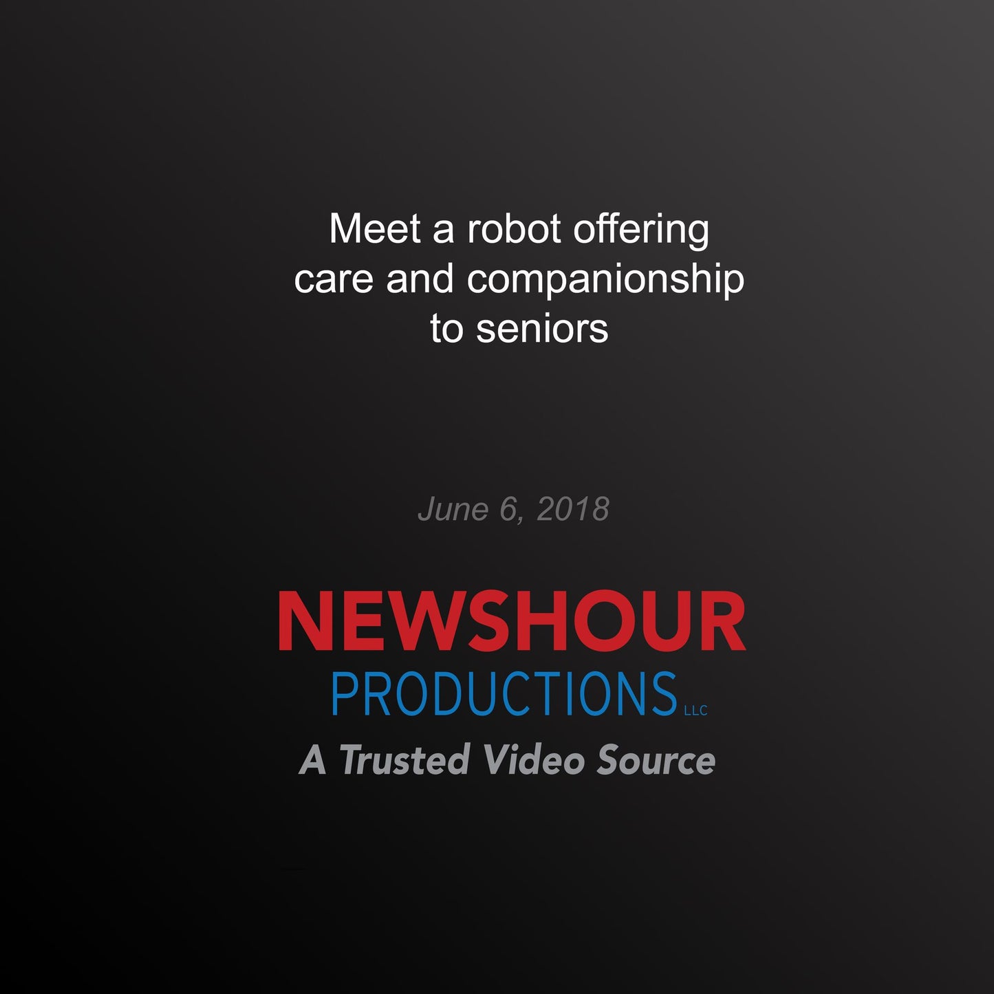 Meet a robot offering care and companionship to seniors