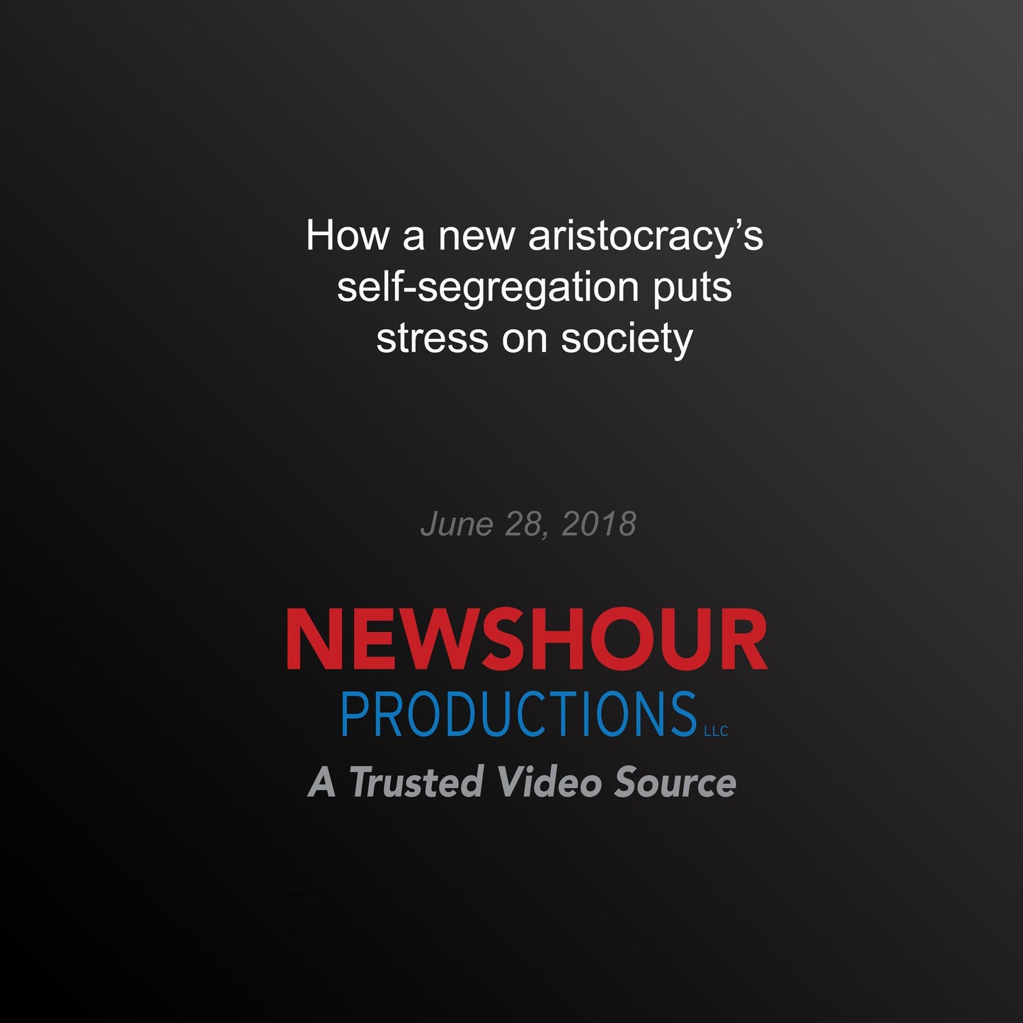 How a new aristocracy's self-segregation puts stress on society